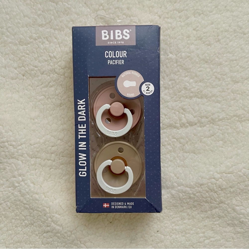 BIBS Glow in the Dark Pacifier Set